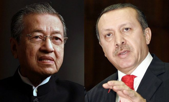 Premier Malezji Mahathir Mohamad i prezydent Turcji Recep Tayyip Erdogan (zdj. Tasnim News Agency)