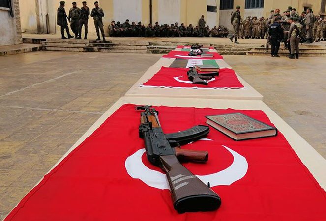 Ceremonia zakończenia szkolenia nowych, tureckich sił bezpieczeństwa w Efrin - zdj. ilustr. FB Komendy Policji Afrin