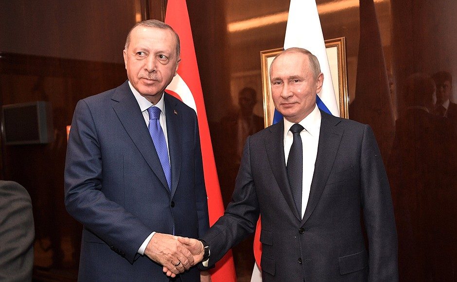 Spotkanie Putin Erdogan, w Rosji styczeń 2020 (zdj. ilustr.)