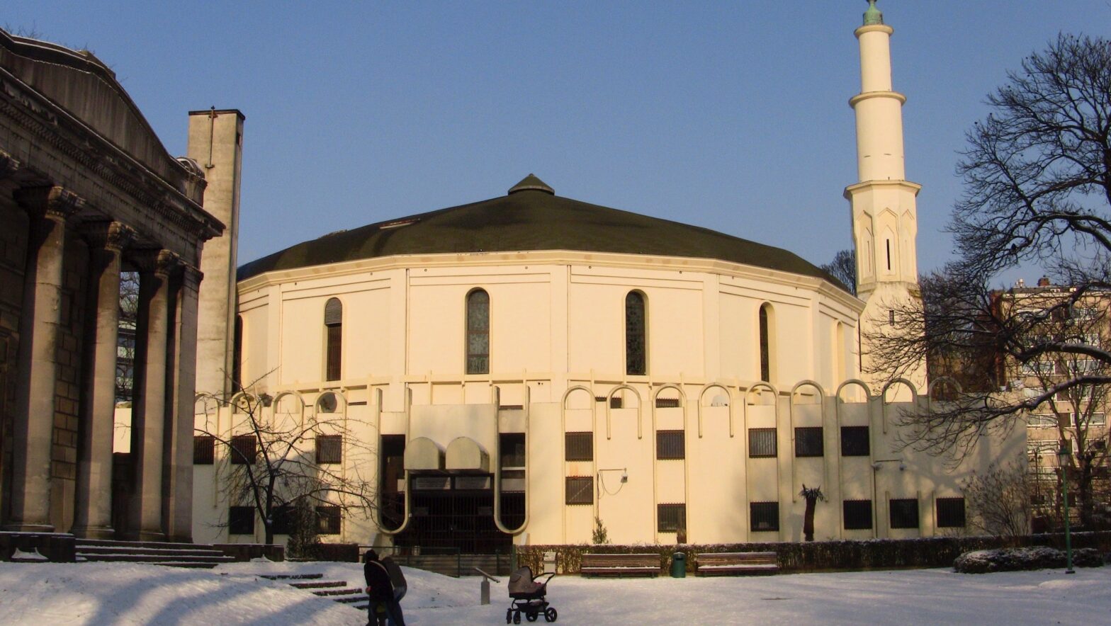 Wielki Meczet w Brukseli (zdj. Wikimedia)