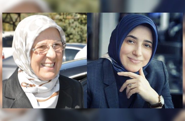 Patriarchat w Turcji umacniają działaczki AKP od lewej:Sema Ramazanoglu i Ozlem Zengin (zdj. Twitter)