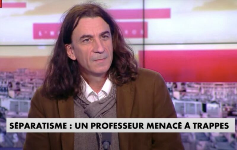 Didier Lemaire, nauczyciel z Trappes (zdj. CNews)