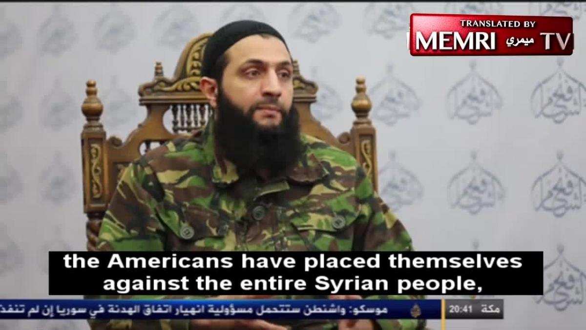 Przywódca an-Nusry (Al-Kaidy w Syrii) Abu Muhammad Al-Joulani (zdj. MEMRI)
