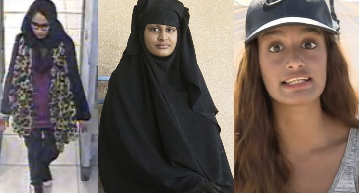 Shamima Begum - ewolucja od zbuntowanej nastolatki, przez pannę młodą ISIS, po przeciwniczkę terroryzmu (zdj. cctv, itv)