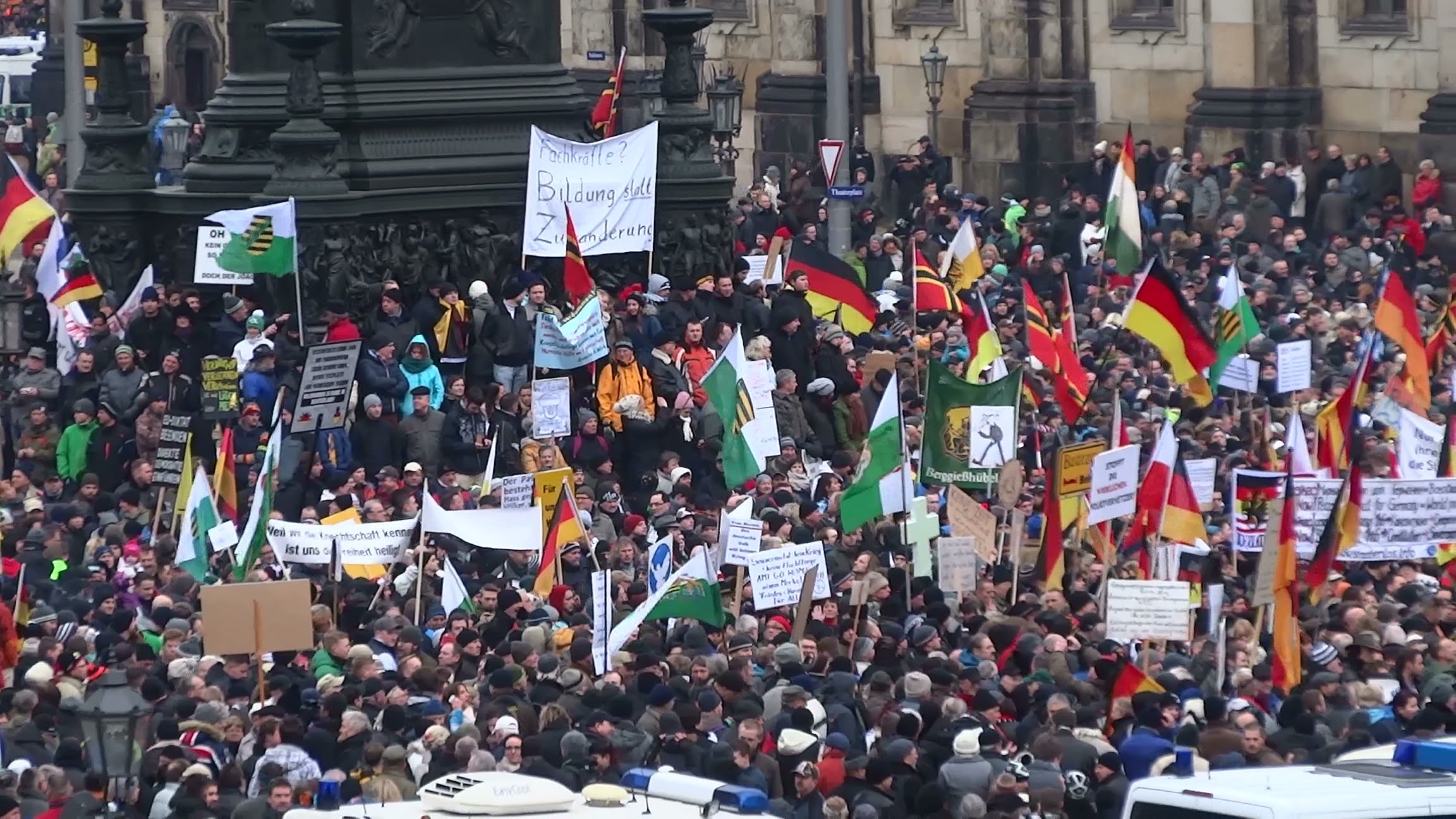 Demonstracje Pegidy w roku 2015 (Zdj. ilustracyjne wikimedia)